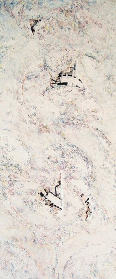 O.T., Mischtechnik auf Holz, Harald Reinecke