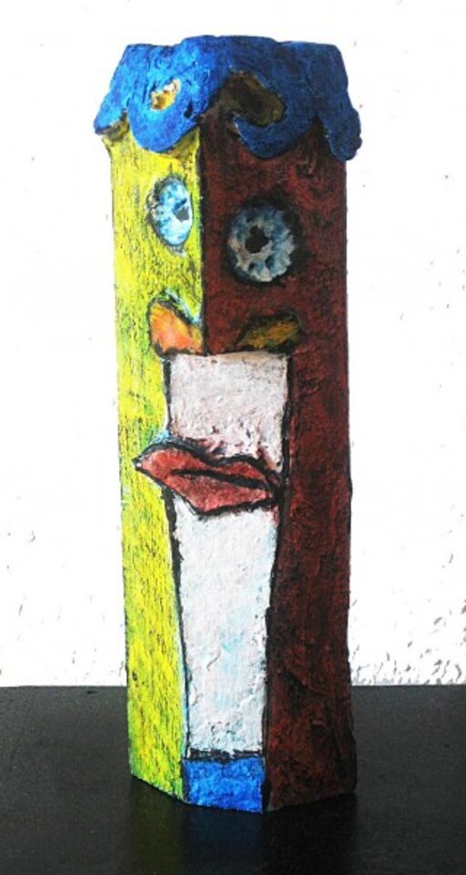 Nr.1, Skulptur aus Holz, Harald Reinecke