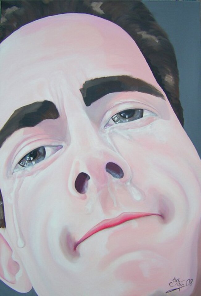 Starker Typ, Acryl auf Leinwand, Bettina Mundry