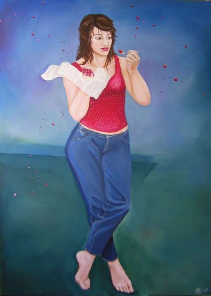 Lust, Acryl auf Leinwand, Bettina Mundry