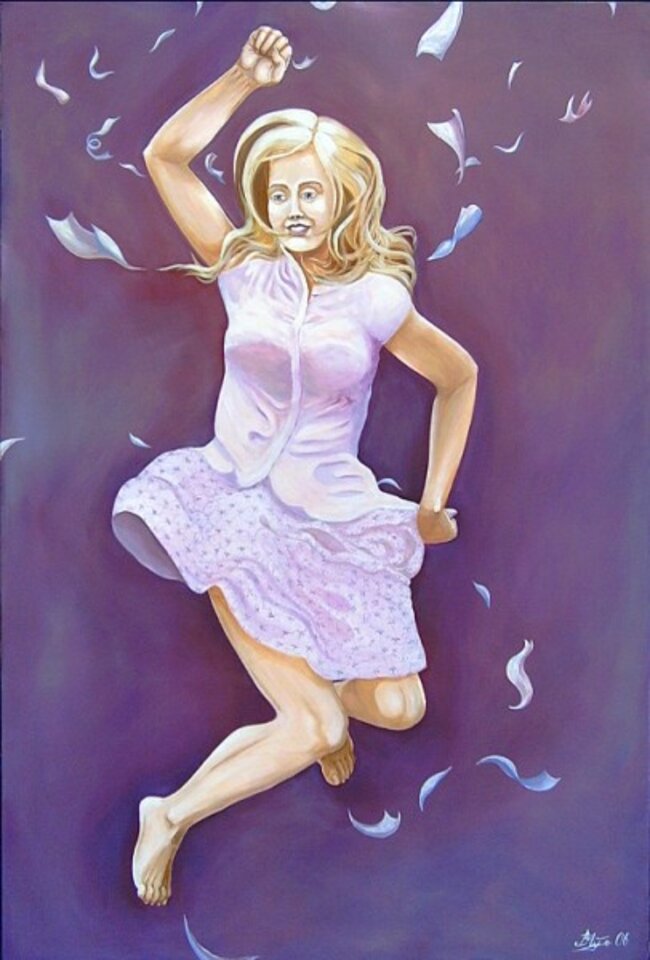 Freude, Acryl auf Leinwand, Bettina Mundry