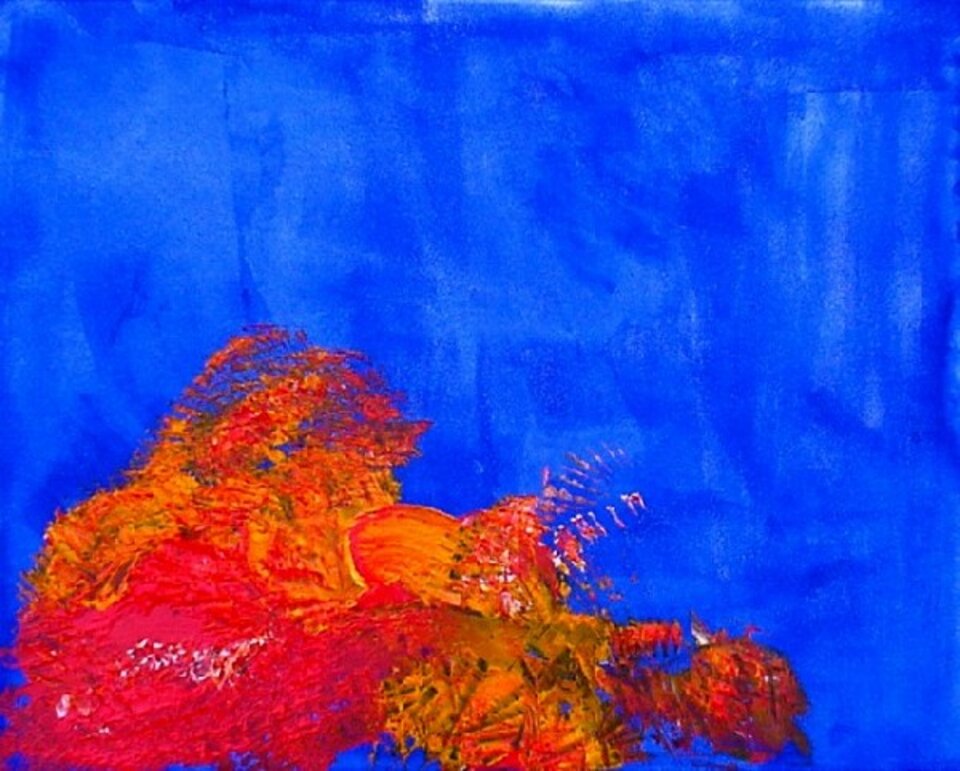 Der Boxer, Acryl auf Leinwand, Müllewitsch