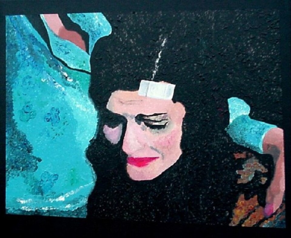 Ohne Titel, Acryl auf Leinwand, Müllewitsch