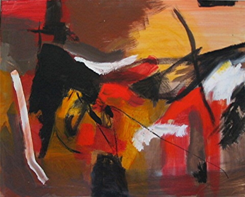 Alles im Griff, Acryl auf Leinwand, Barron Holland