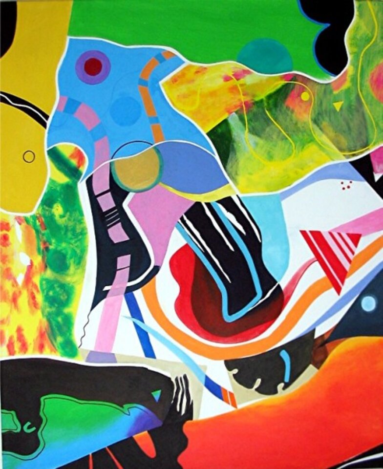 Zielgerichtet, Acryl auf Leinwand, Barron Holland