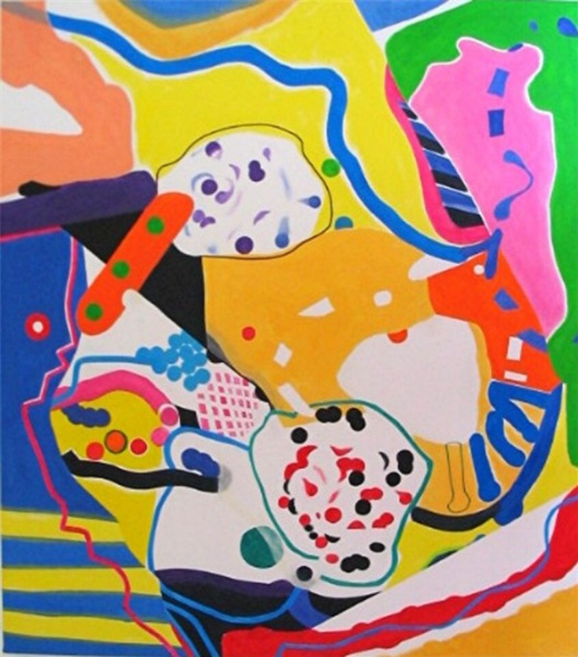 Kulturangebot II, Acryl auf Leinwand, Barron Holland