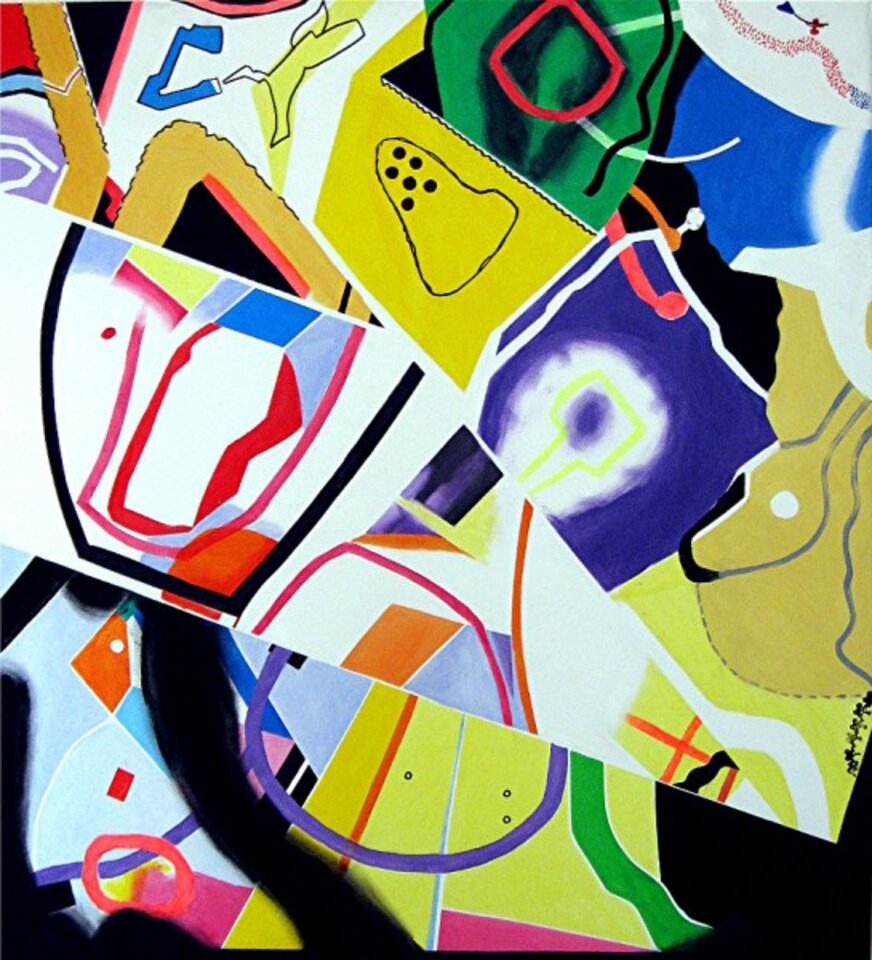 Kunsttherapie, Acryl auf Leinwand, Barron Holland
