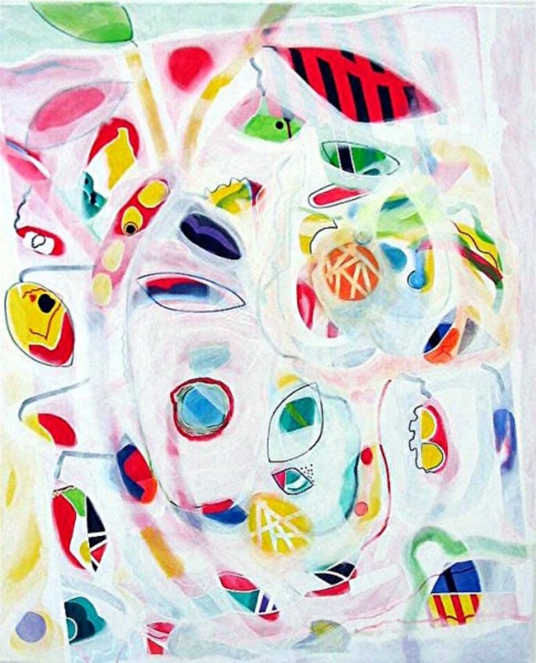 Tropische Früchte, Acryl auf Leinwand, Barron Holland