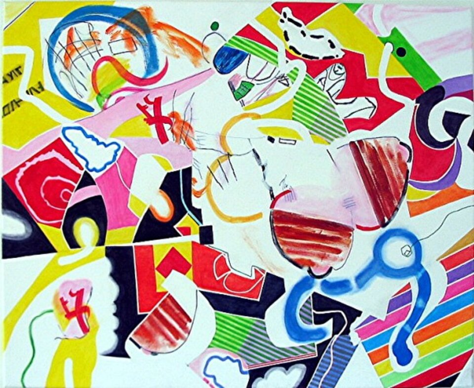 Süßigkeiten, Acryl auf Leinwand, Barron Holland
