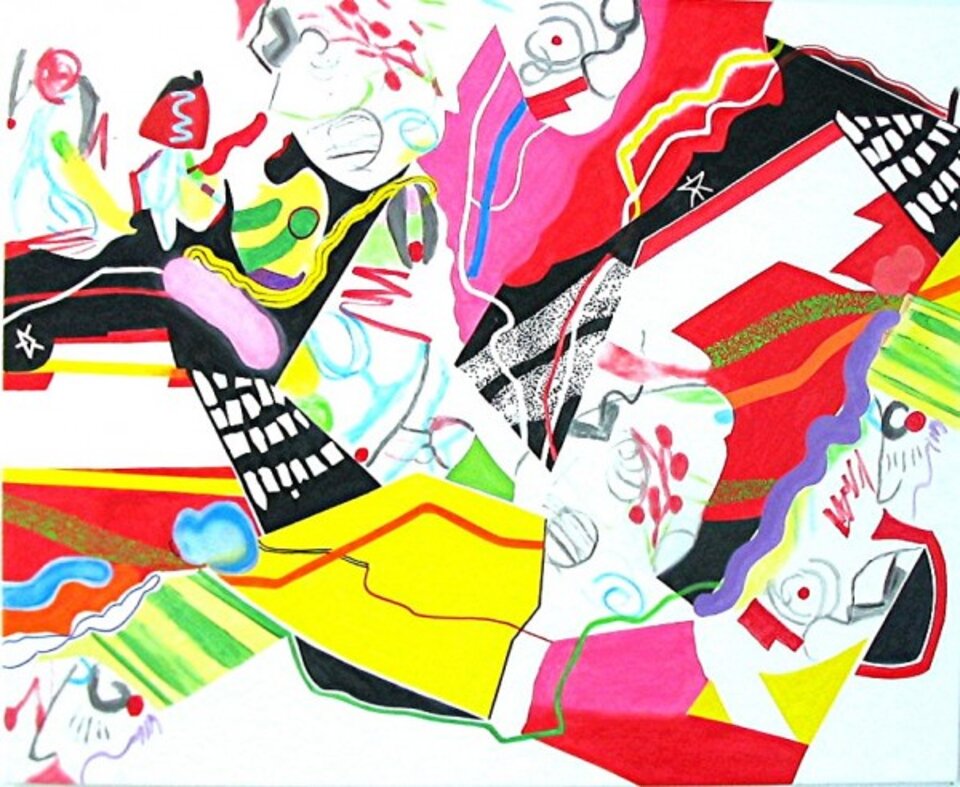 Katastrophe, Acryl auf Leinwand, Barron Holland