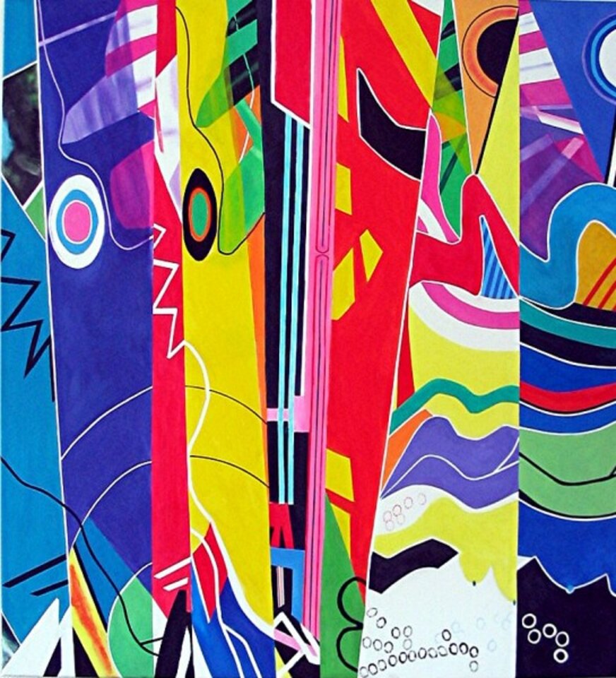 Dimensionen, Acryl auf Leinwand, Barron Holland