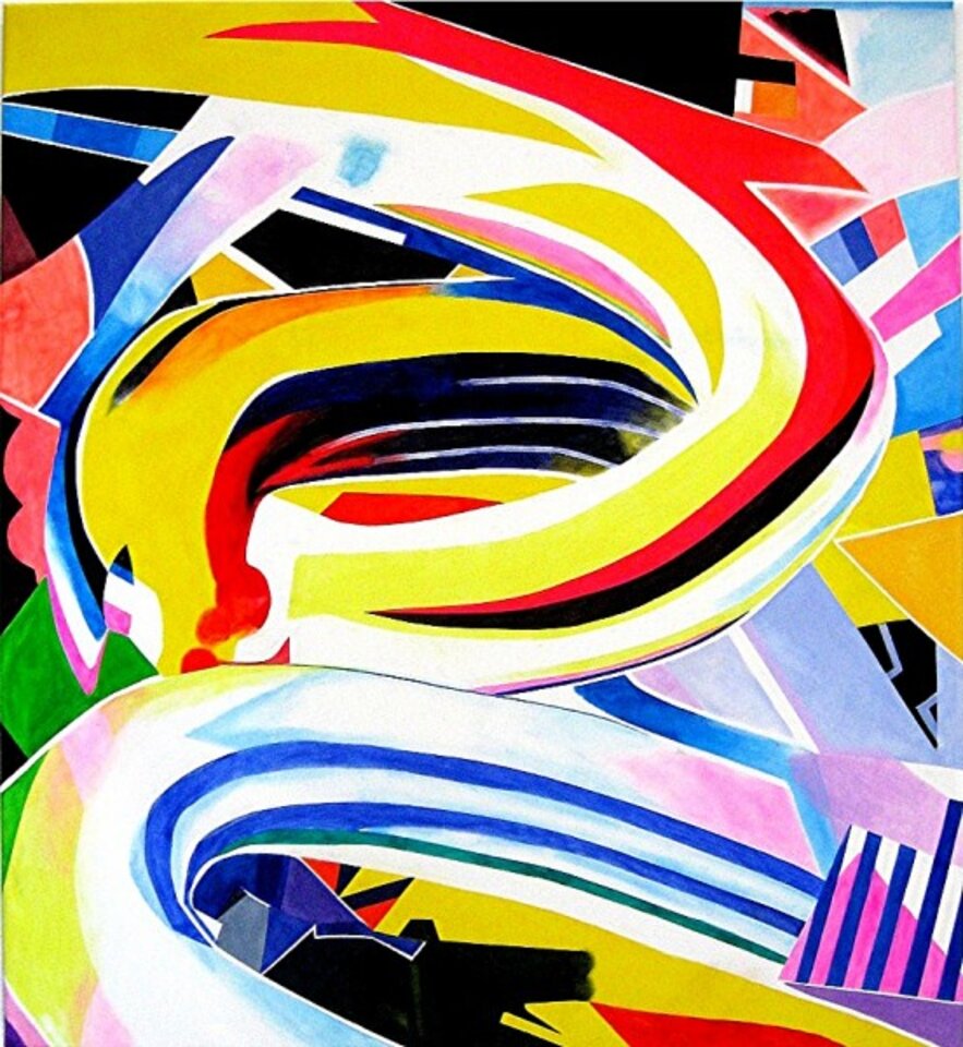 Bewegung 2, Acryl auf Leinwand, Barron Holland