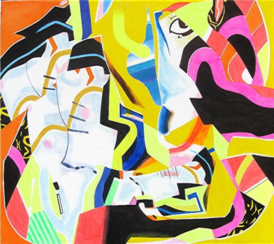 Blick, Acryl auf Leinwand, Barron Holland