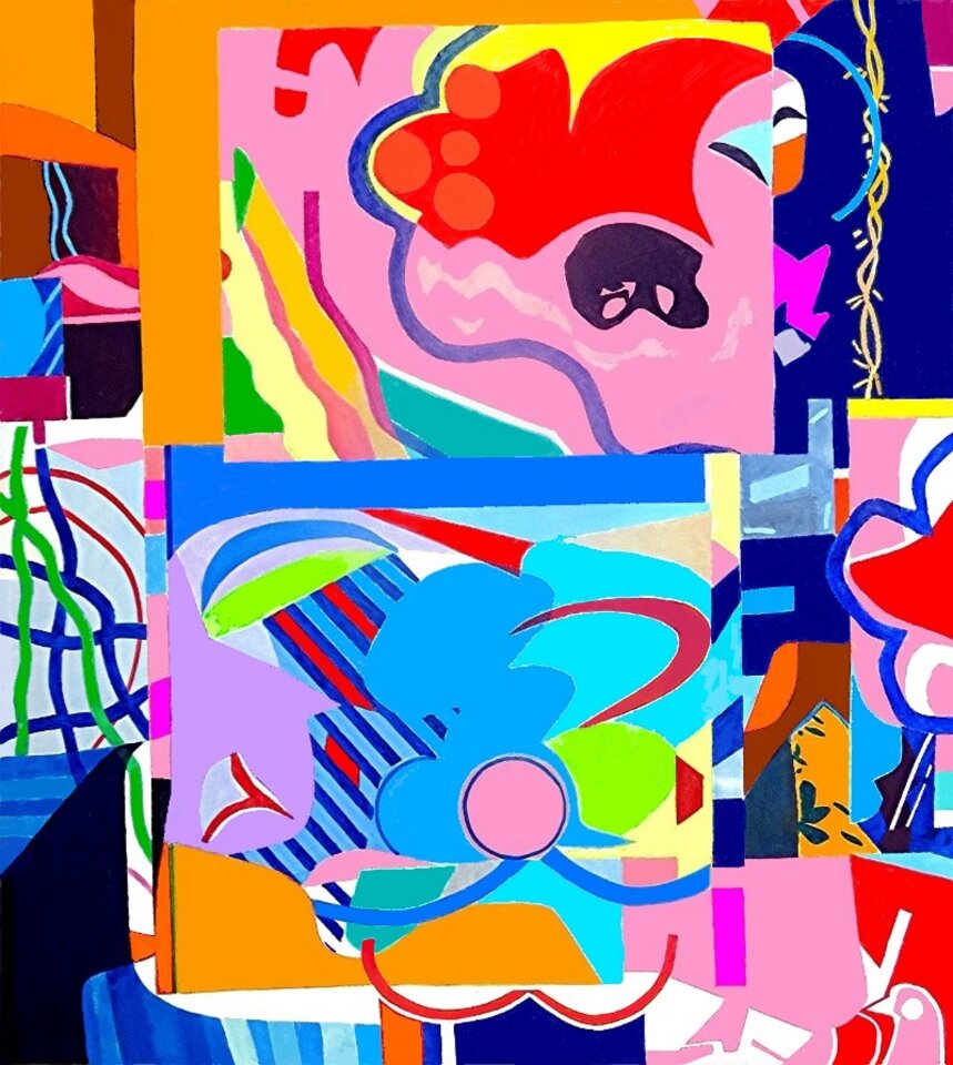 Exposition Florale, Acryl auf Leinwand, Barron Holland