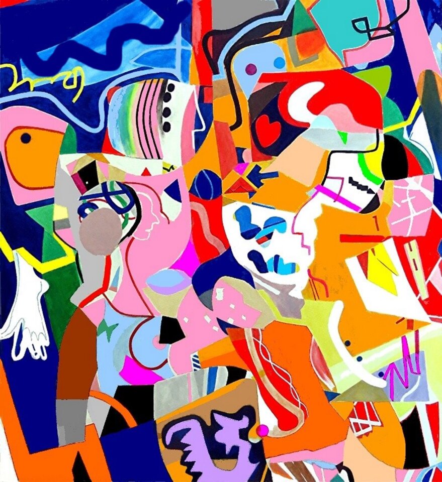Neue Regeln, Acryl auf Leinwand, Barron Holland