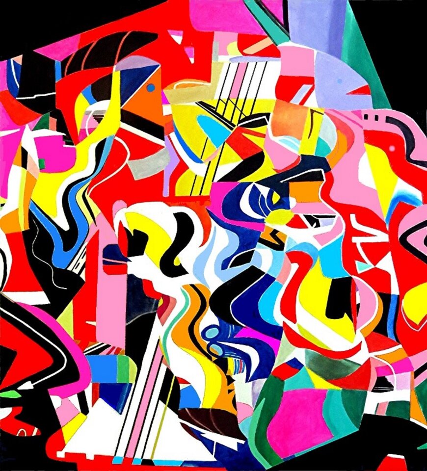 Aufwärts, Acryl auf Leinwand, Barron Holland