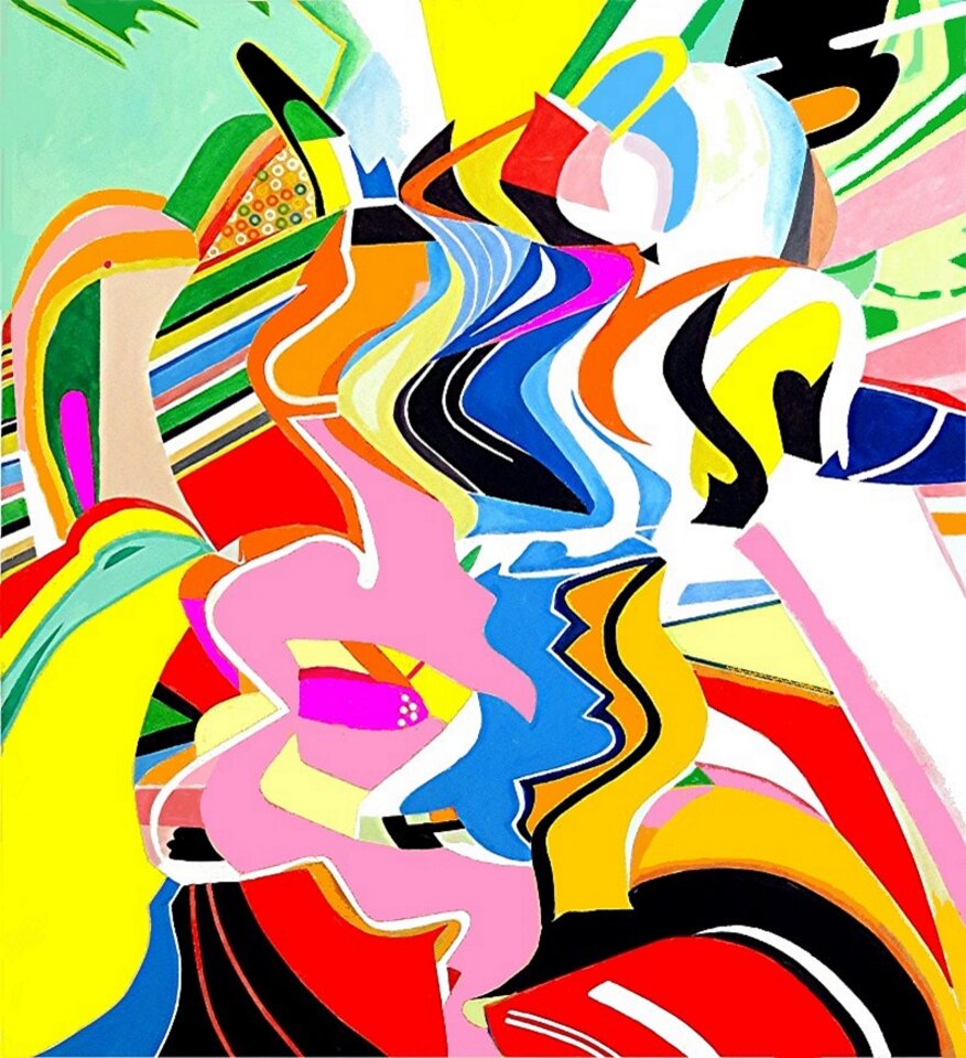 Wachstum, Acryl auf Leinwand, Barron Holland