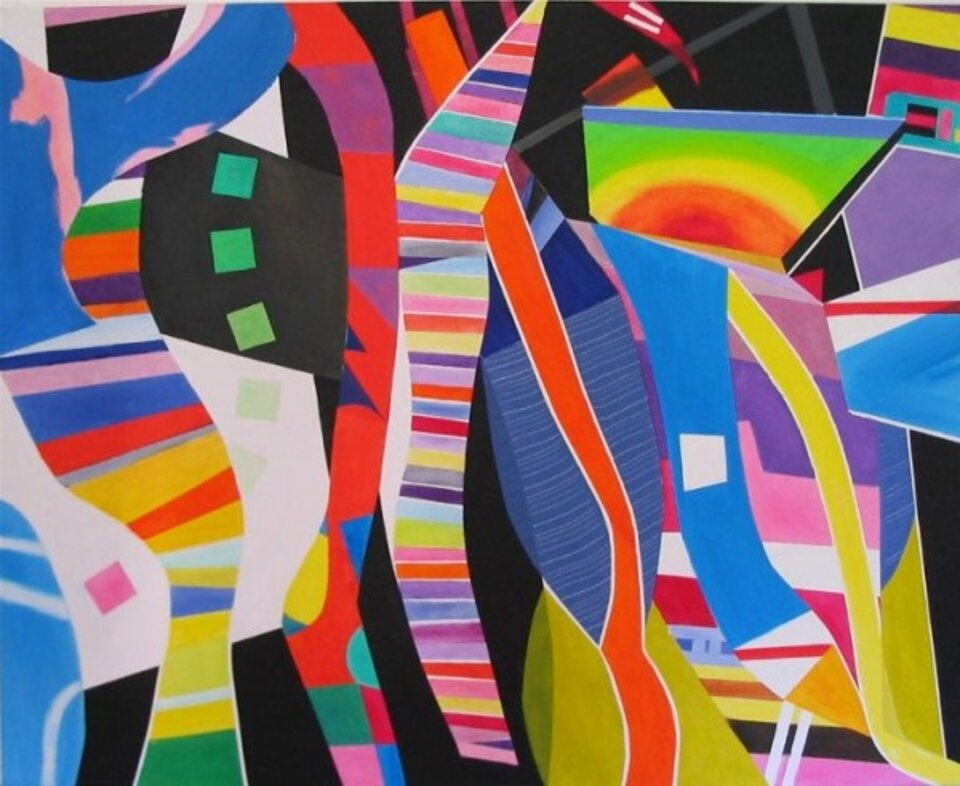 Zauberkunst II, Acryl auf Leinwand, Barron Holland