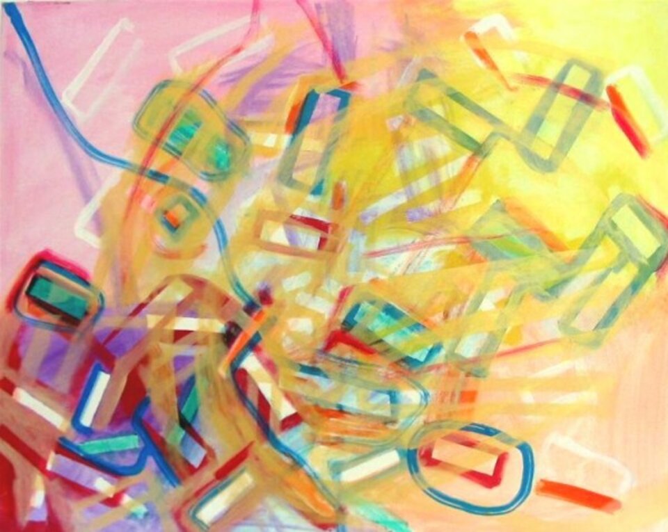 Flux, Acryl auf Leinwand, Barron Holland