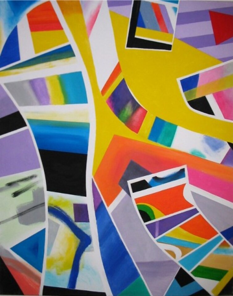 Aufhänger, Acryl auf Leinwand, Barron Holland