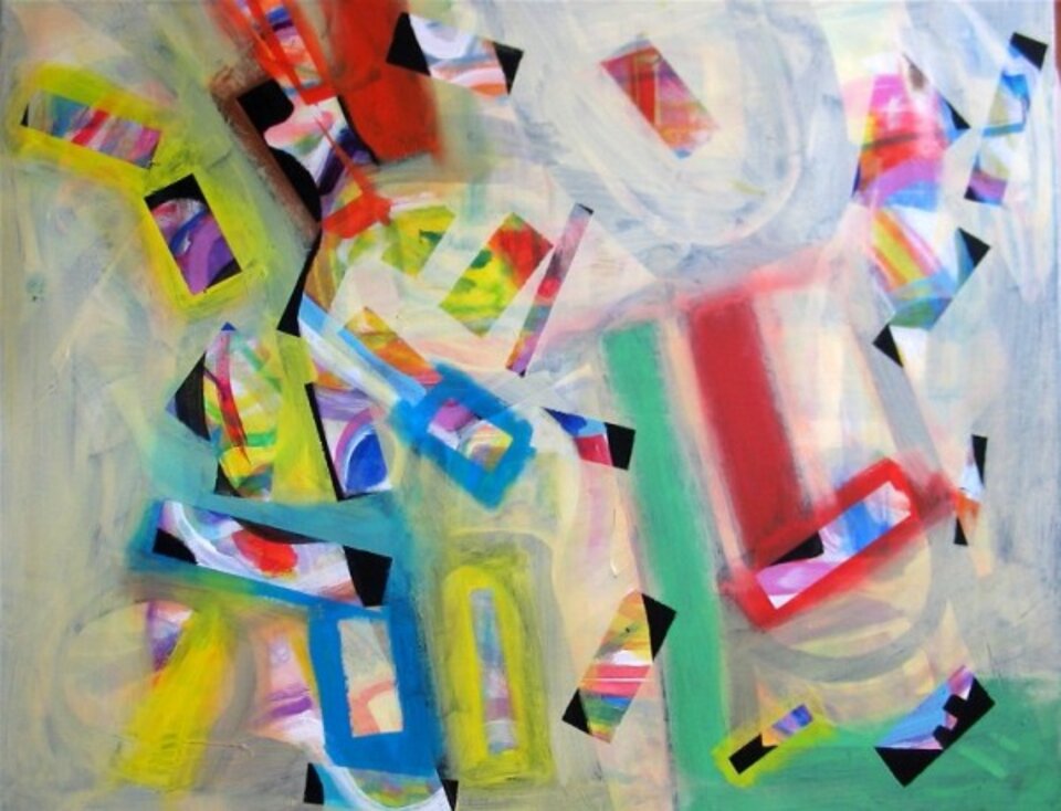 Flux II, Acryl auf Leinwand, Barron Holland