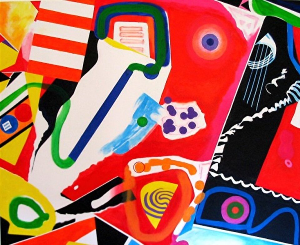 Auf der Suche, Acryl auf Leinwand, Barron Holland