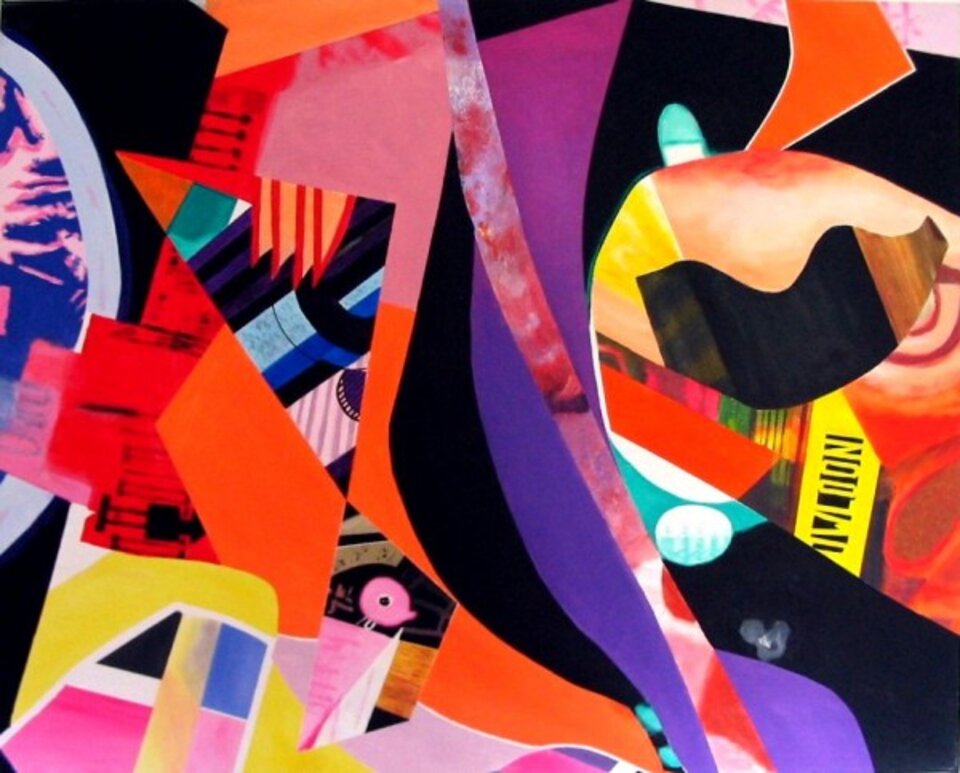 Hong Kong, Acryl auf Leinwand, Barron Holland