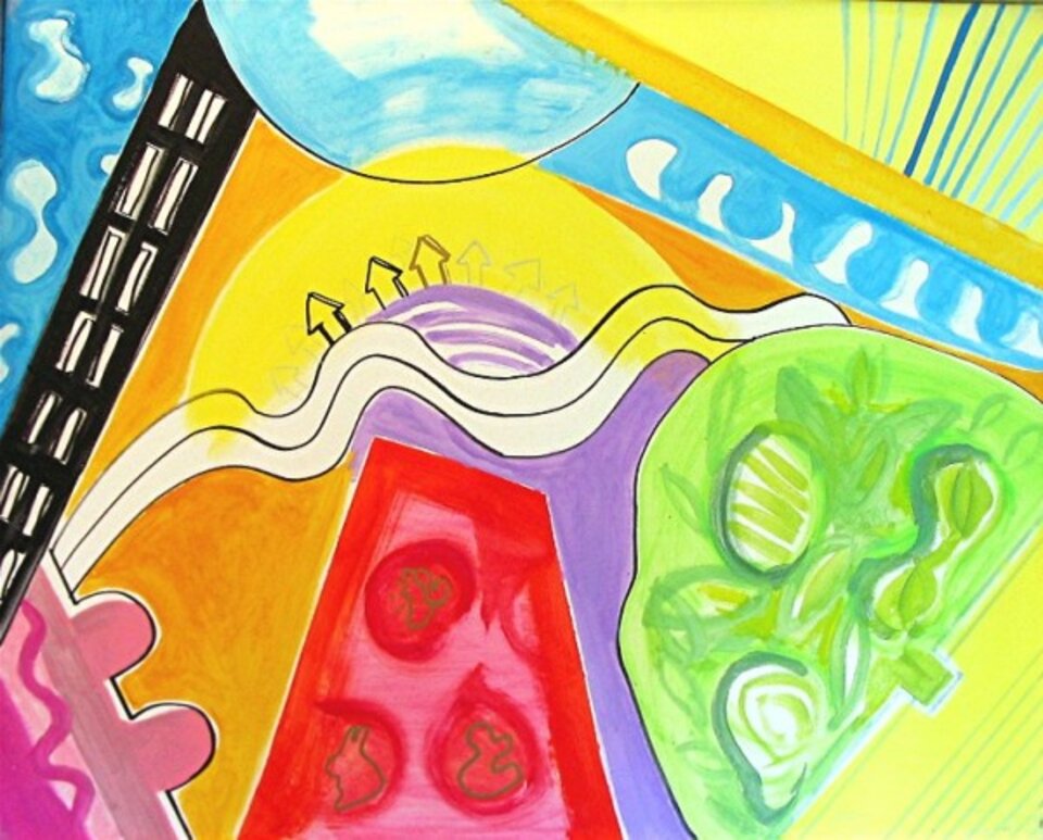 Wohin?, Acryl auf Leinwand, Barron Holland