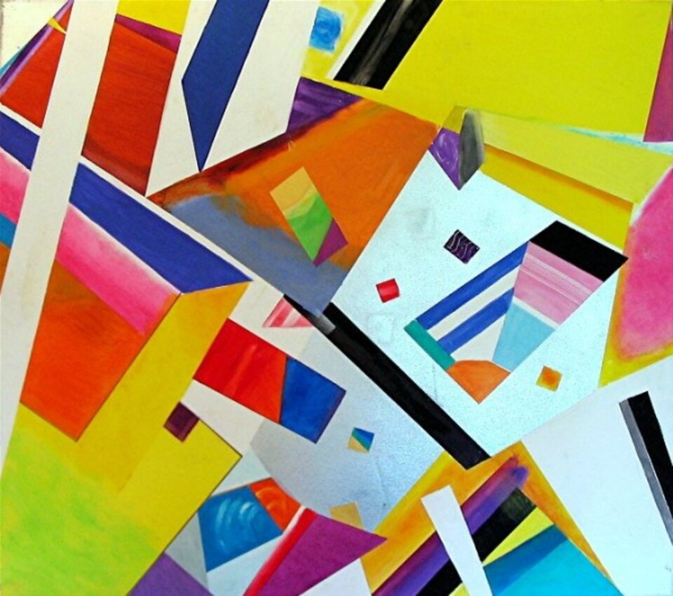 Niveauvoll, Acryl auf Leinwand, Barron Holland