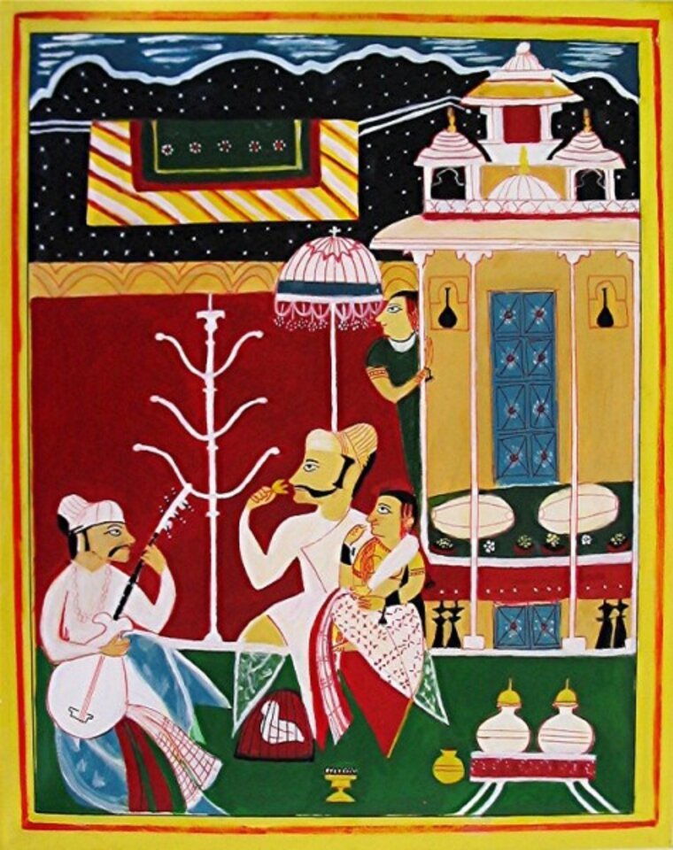 Rajput Miniatur, Barron Holland