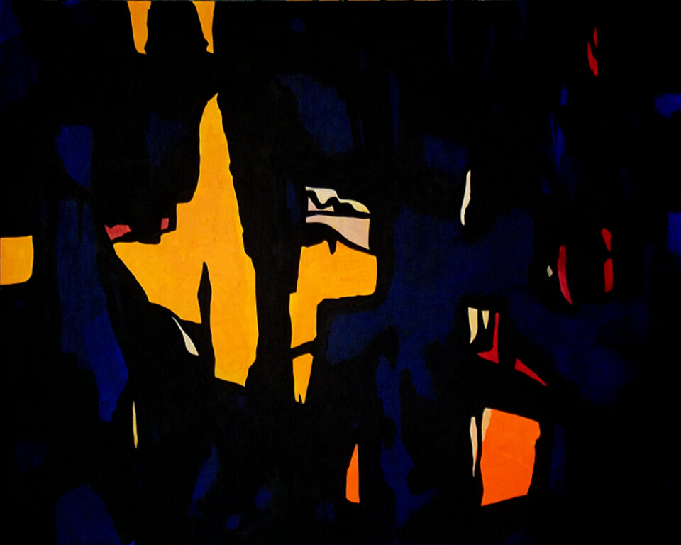 Dark Temptation 1 (Hommage  Clyfford Still), Michael Schmidt
