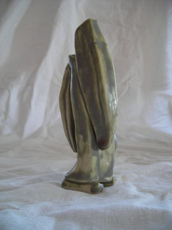 Marabu, Skulptur aus Ton, Ulrike Held