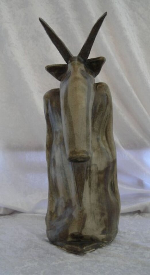 Der Sündige, Skulptur aus Ton, Ulrike Held