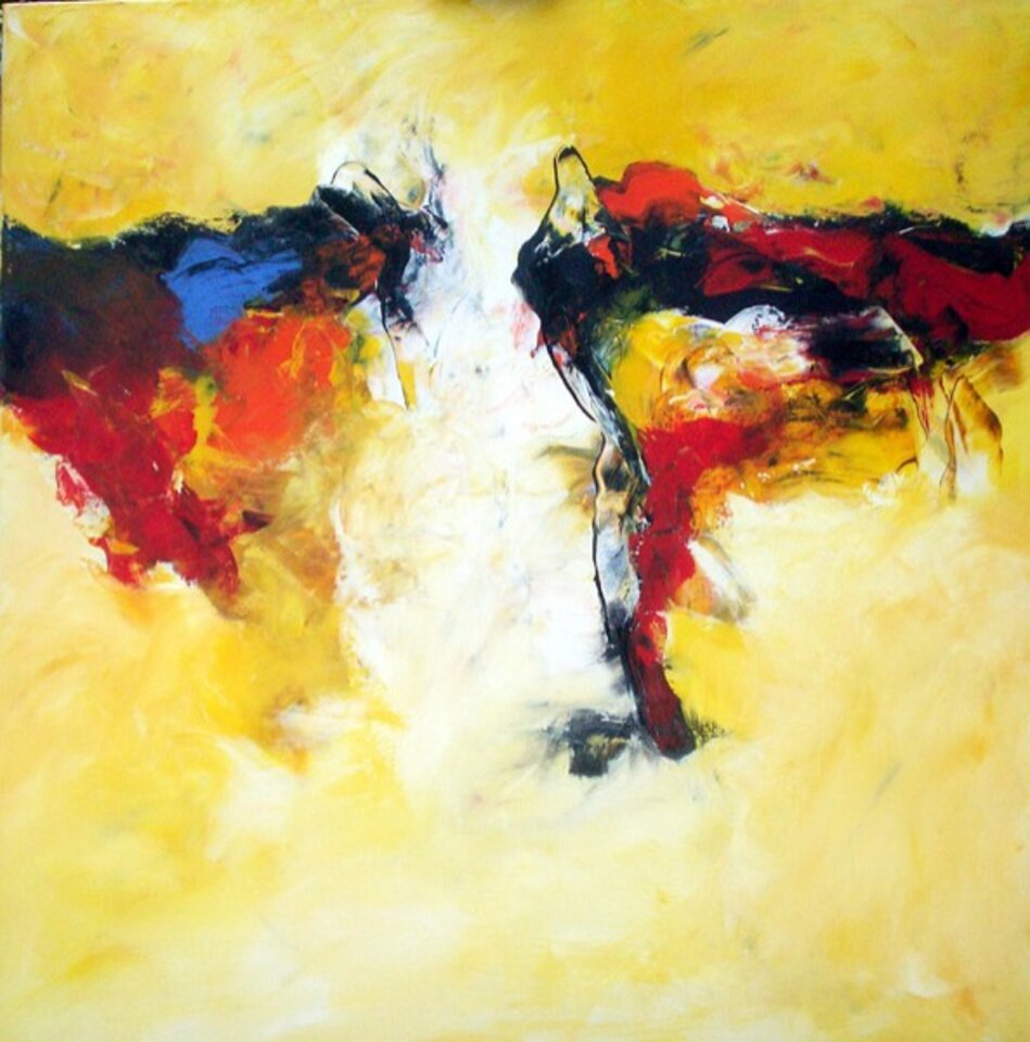 55, Acryl auf Leinwand, Renate B. Hofer