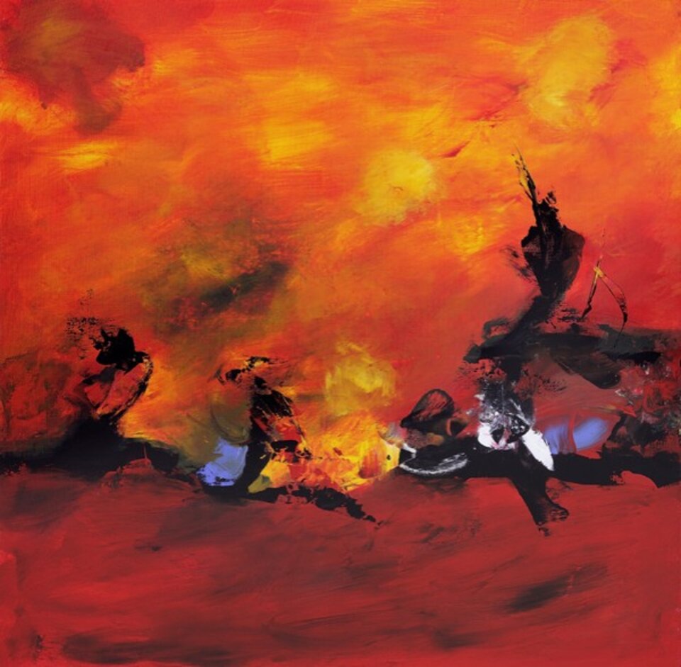 H 084, Acryl auf Leinwand, Renate B. Hofer