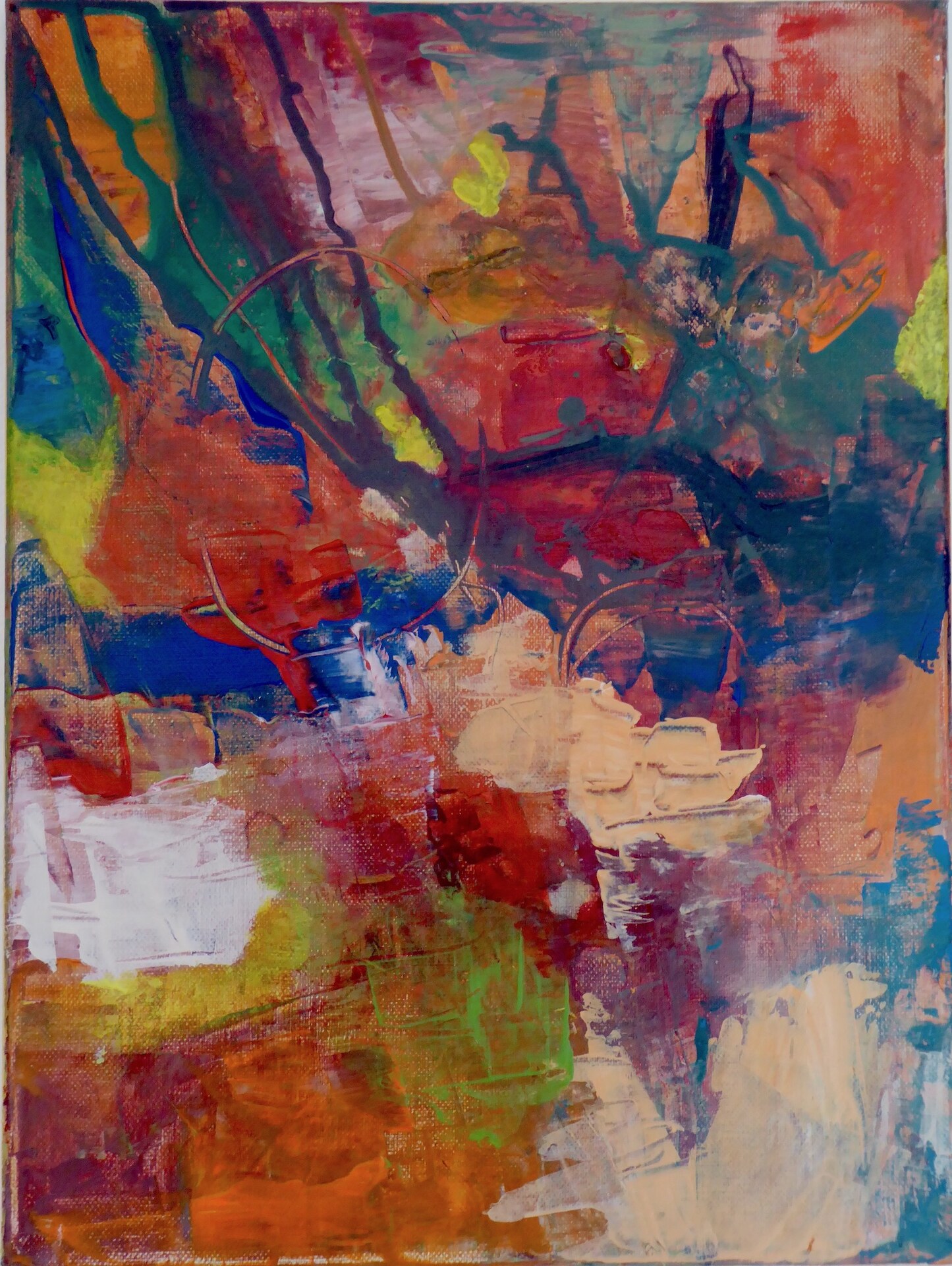 Farbe organisch III, Mechthild Schütz-Frericks