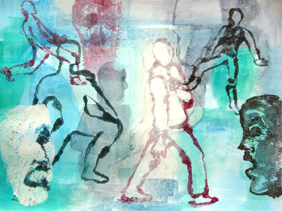 Schichten IV, Mechthild Schütz-Frericks