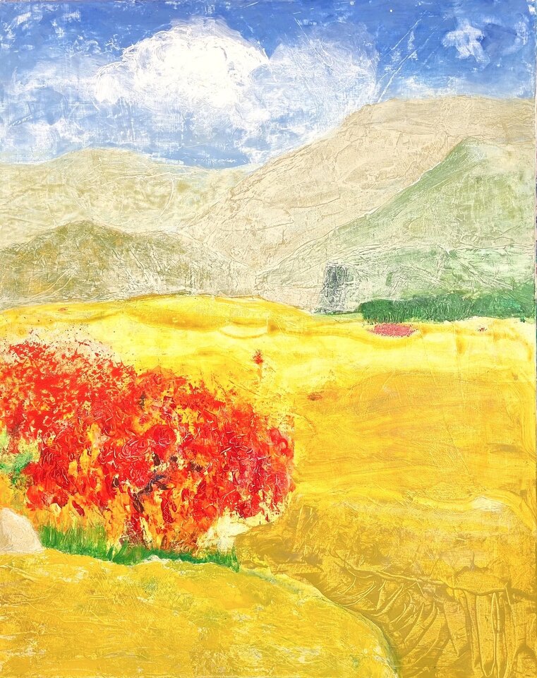 Paisaje del sueño 1   - Landschaft aus Träumen 1 , Mechthild Schütz-Frericks
