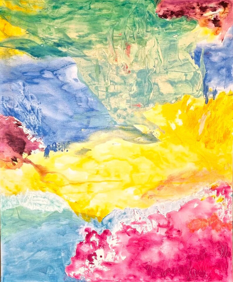 La color pinta (agitado)   Die Farbe malt (bewegt), Mechthild Schütz-Frericks