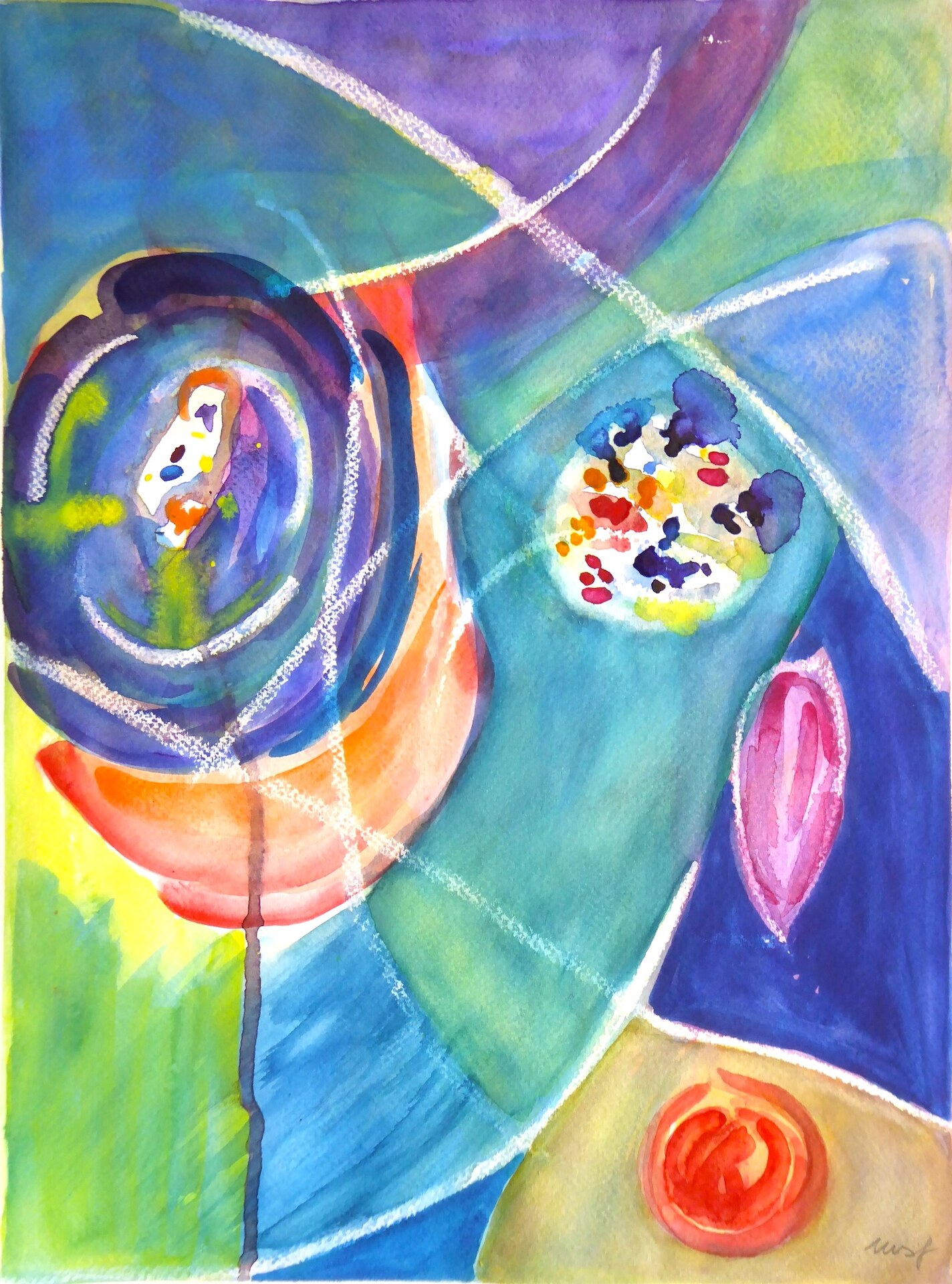 Fremdes Universum I - universo diferente I, Mechthild Schütz-Frericks