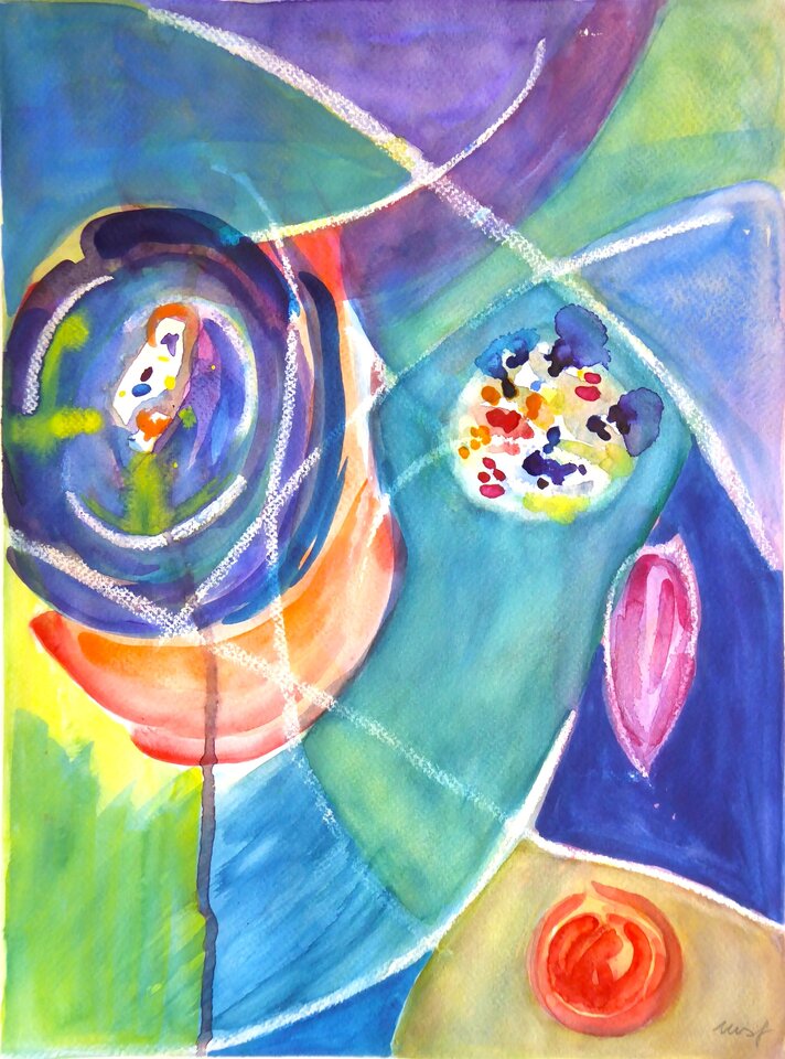 Fremdes Universum I - universo diferente I, Mechthild Schütz-Frericks
