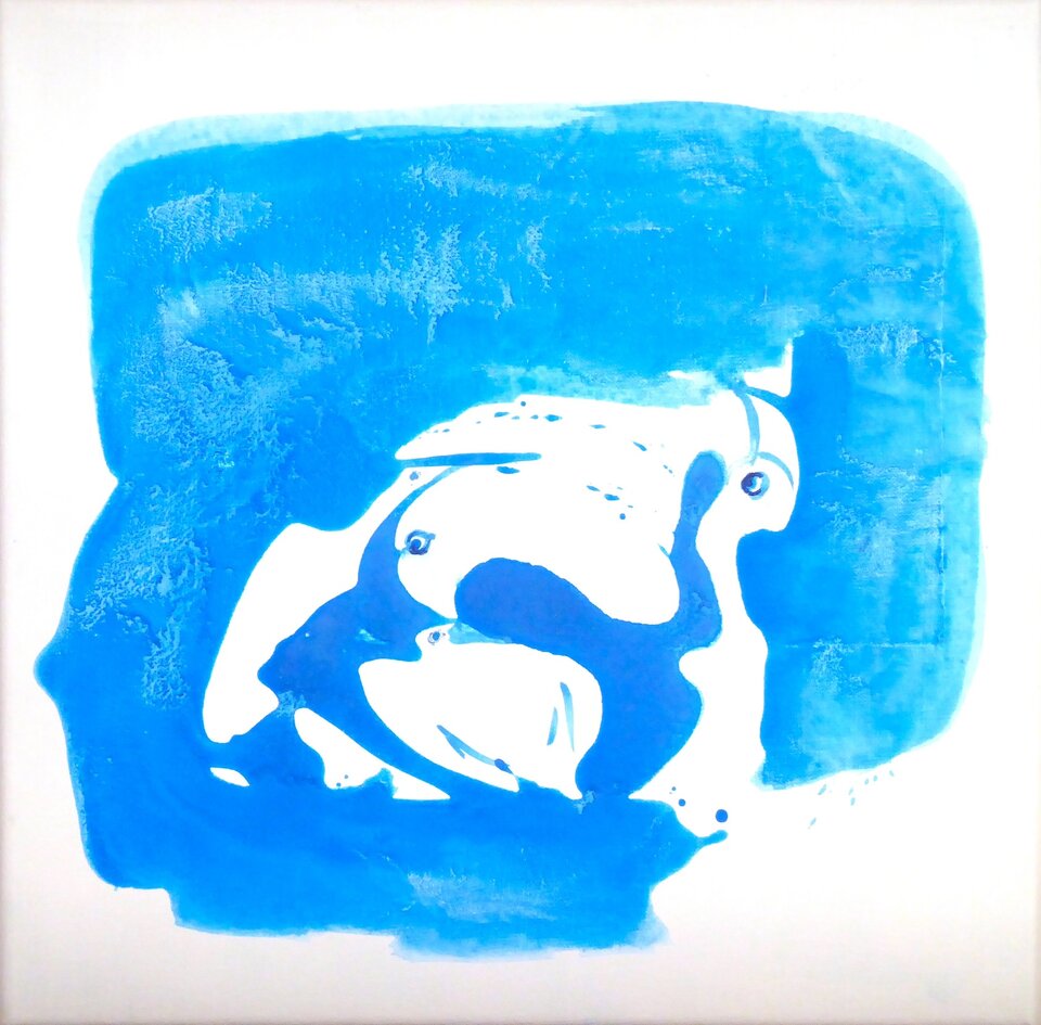 Vögel im Blau, Mechthild Schütz-Frericks
