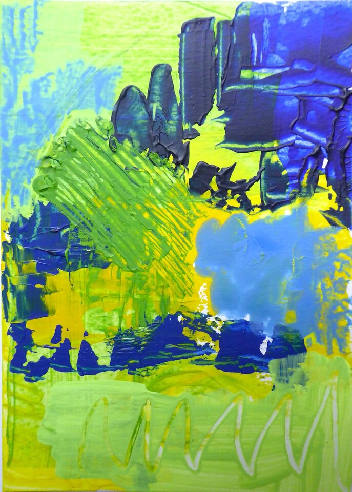 Farbe spukt, Mechthild Schütz-Frericks