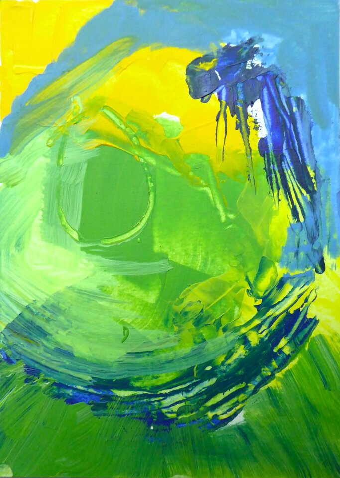 Farbe spukt, Mechthild Schütz-Frericks