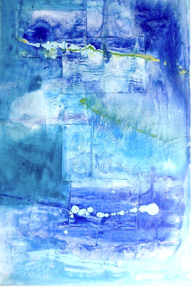 "agua y mar I", Mechthild Schütz-Frericks