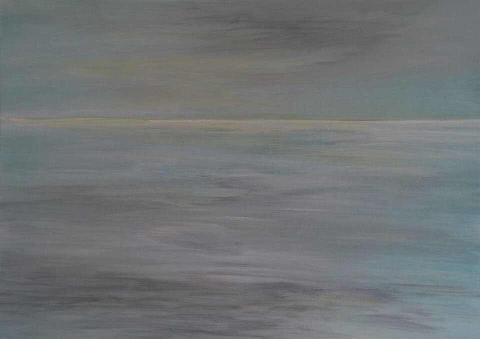 Trüber Vormittag, Acryl auf Leinwand, Sigrid Braun-Umbach