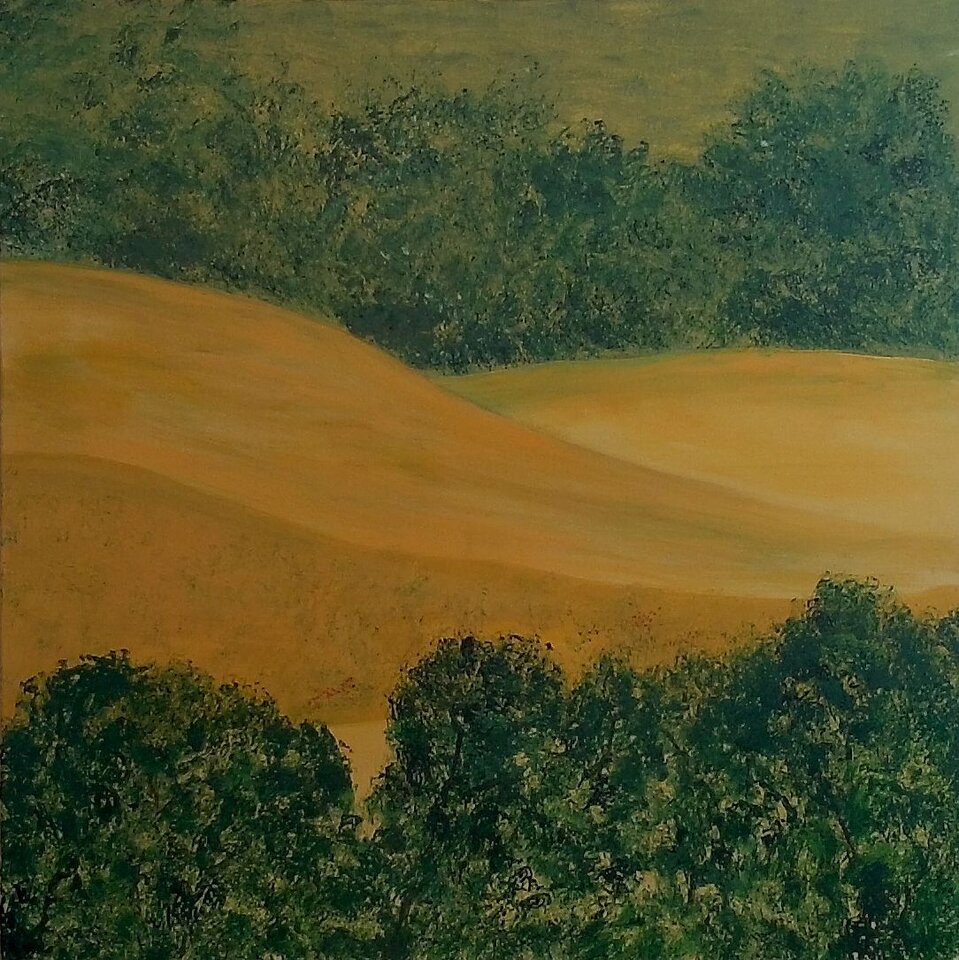 Gelb!, Acryl auf Leinwand, Sigrid Braun-Umbach