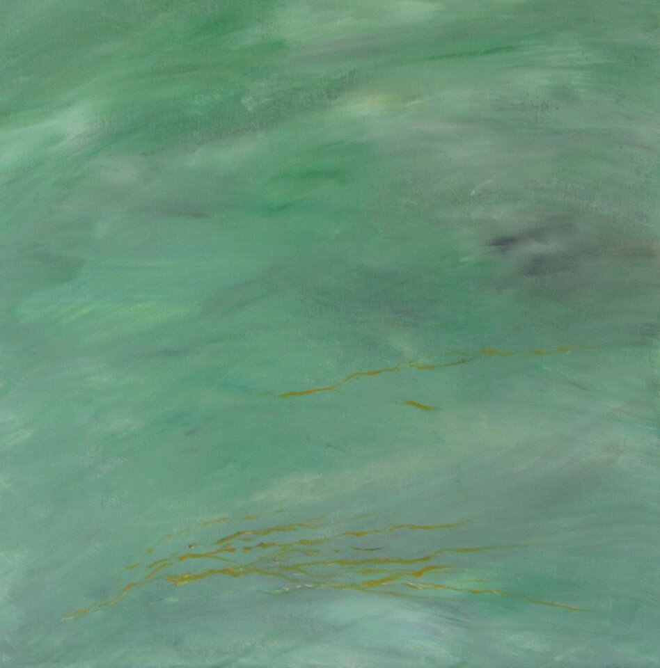Boddenwasser, Acryl auf Leinwand, Sigrid Braun-Umbach