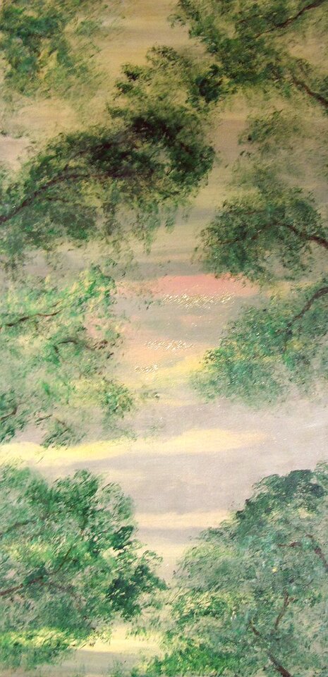 Morgenlicht, Acryl auf Leinwand, Sigrid Braun-Umbach