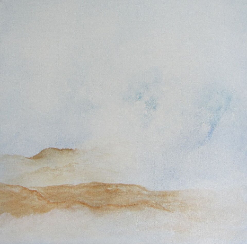 Nebelmorgen, Acryl auf Leinwand, Sigrid Braun-Umbach